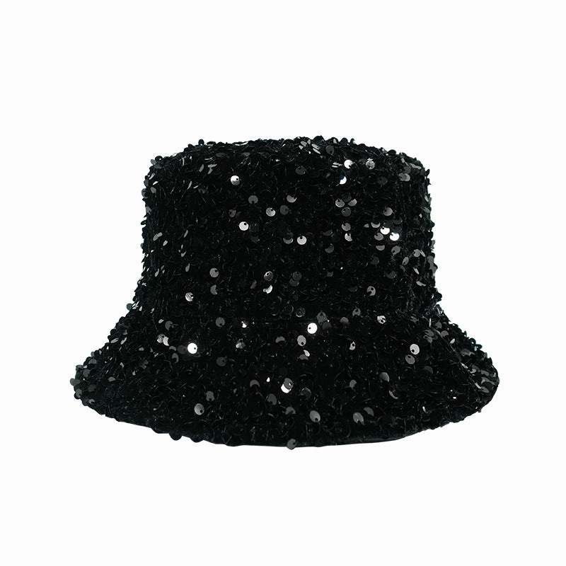 Wholesale Cotton Polyester Sequin Bucket Hat