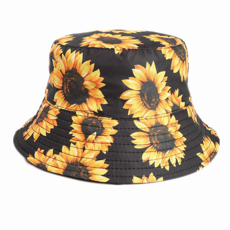 Wholesale Cotton Polyester Sun Flower Fisherman Hat