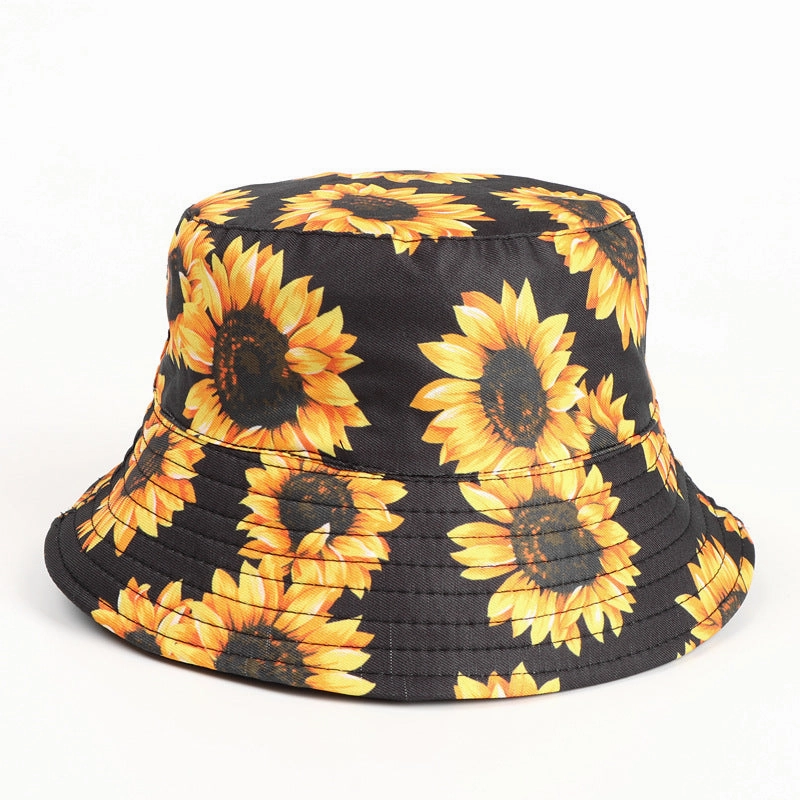 Wholesale Cotton Polyester Sun Flower Fisherman Hat