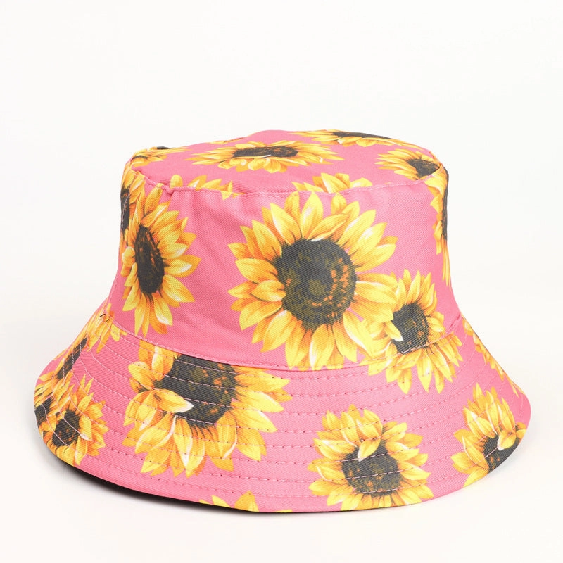 Wholesale Cotton Polyester Sun Flower Fisherman Hat
