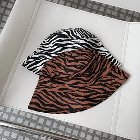 Wholesale Cotton Polyester Zebra Print Bucket Hat