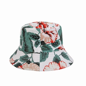 Wholesale Cotton Printed Wide Brim Bucket Hat