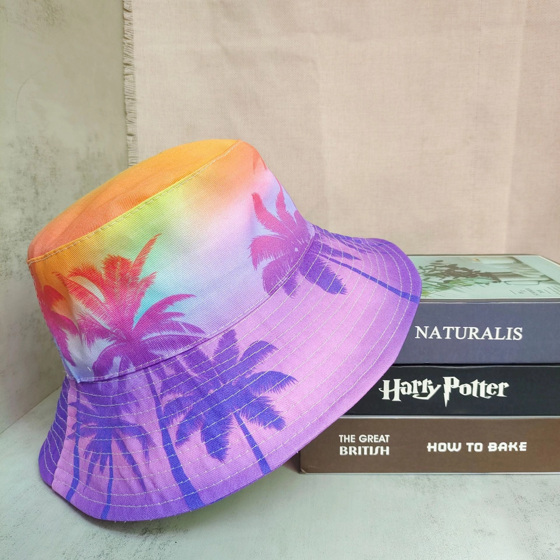 Wholesale Cotton Purple Beach Bucket Hat