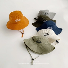 Wholesale Cotton Quick Dry Kids Bucket Hat