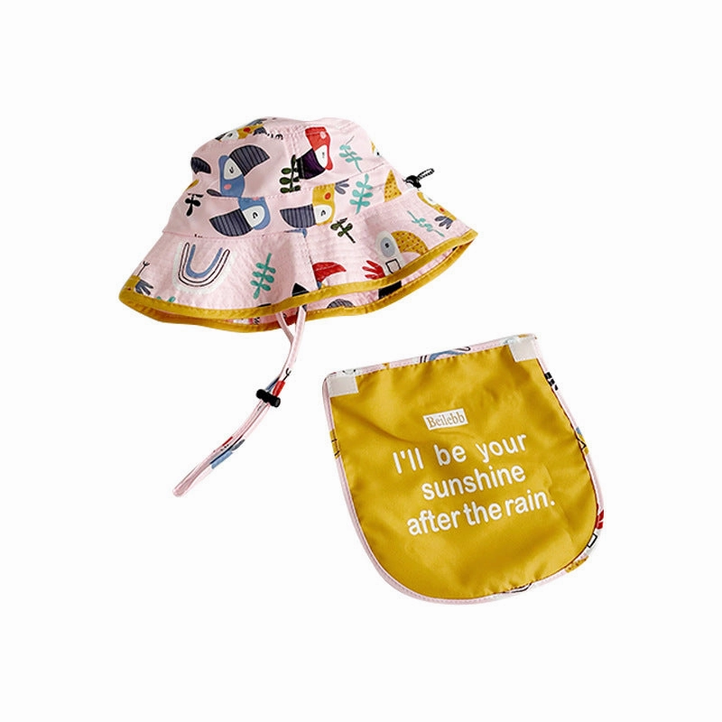 Wholesale Cotton Quick Dry Kids Printed Bucket Hat