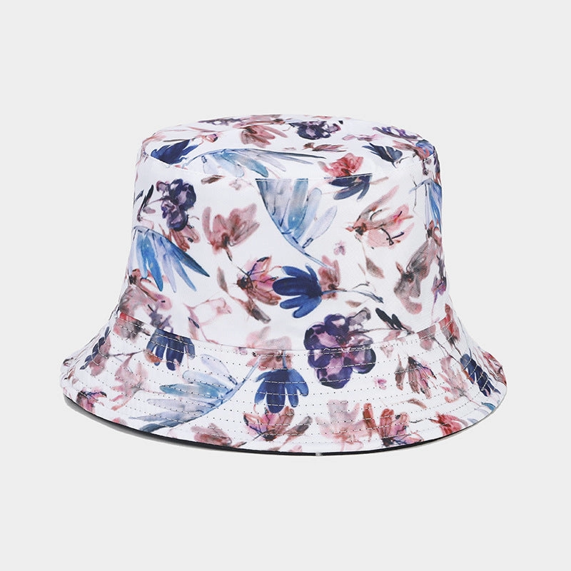 Wholesale Cotton Small Floral Pattern Reversible Bucket Hat