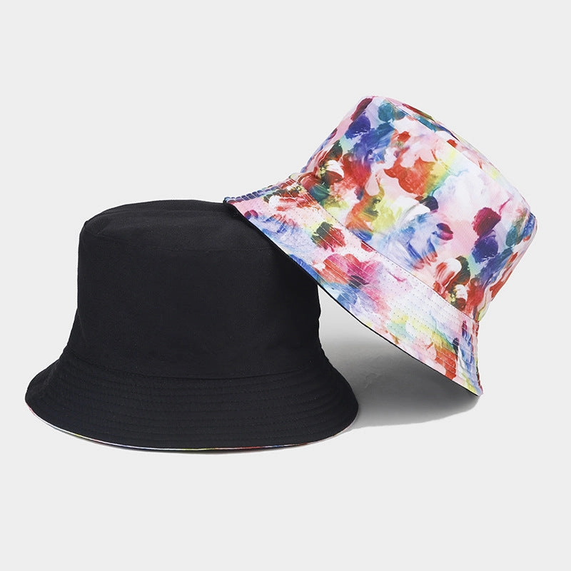 Wholesale Cotton Small Floral Pattern Reversible Bucket Hat
