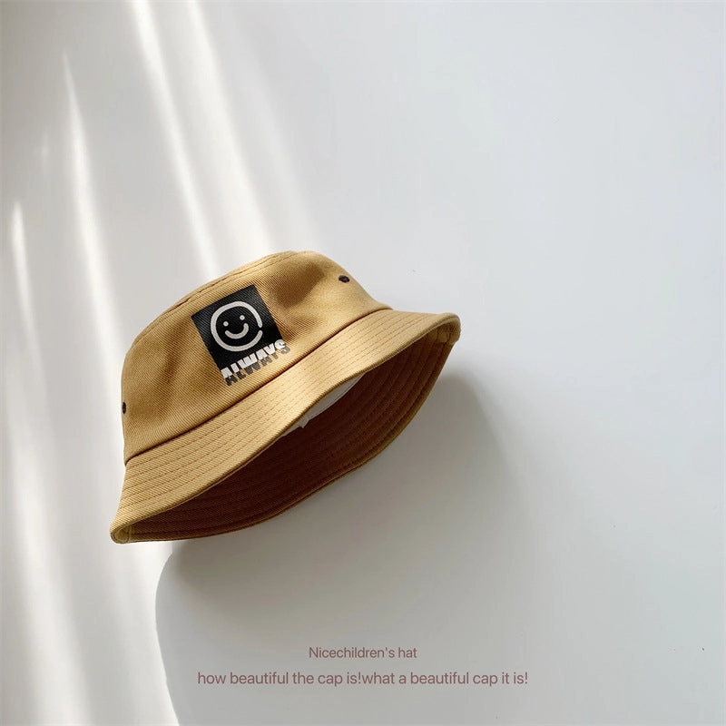 Wholesale Cotton Smiley Kids Bucket Hat