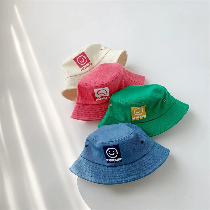 Wholesale Cotton Smiley Kids Bucket Hat