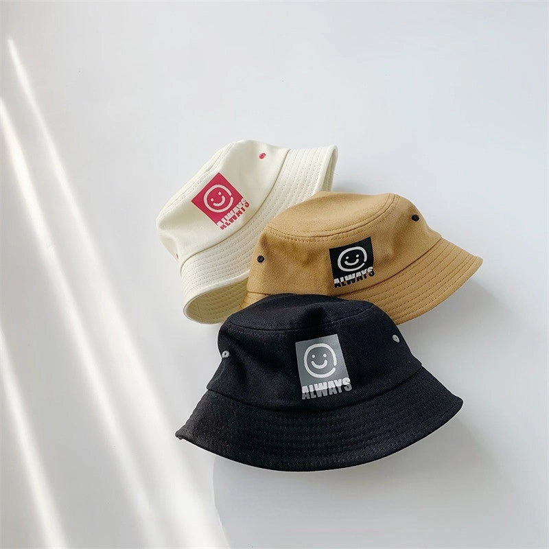 Wholesale Cotton Smiley Kids Bucket Hat