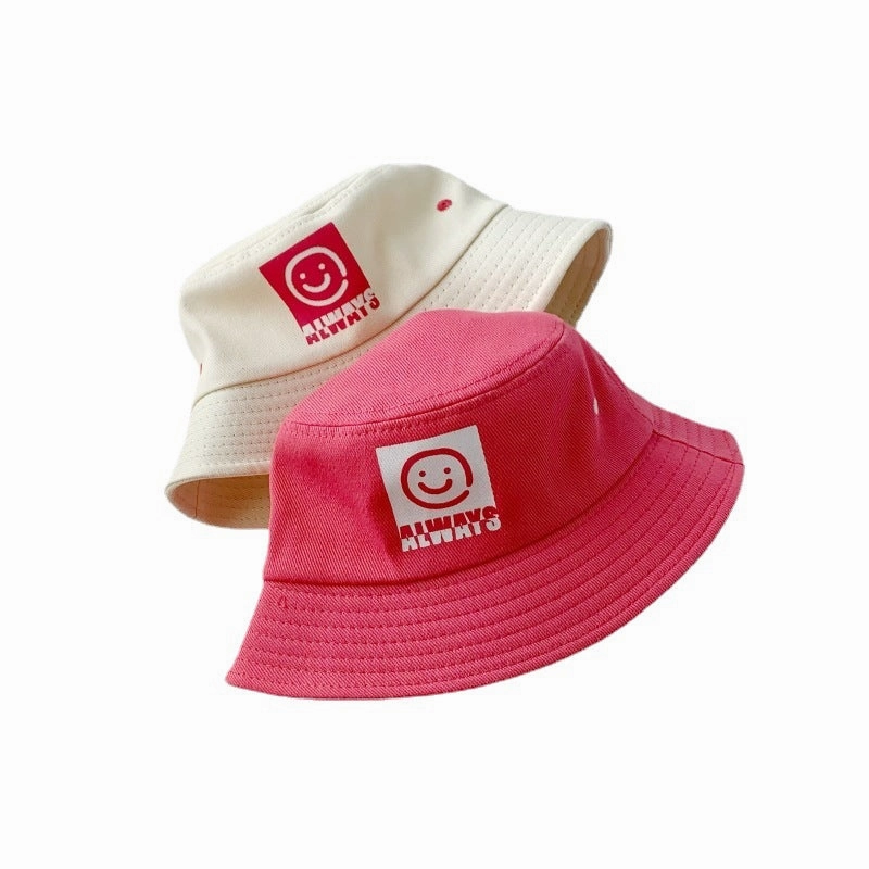 Wholesale Cotton Smiley Kids Bucket Hat