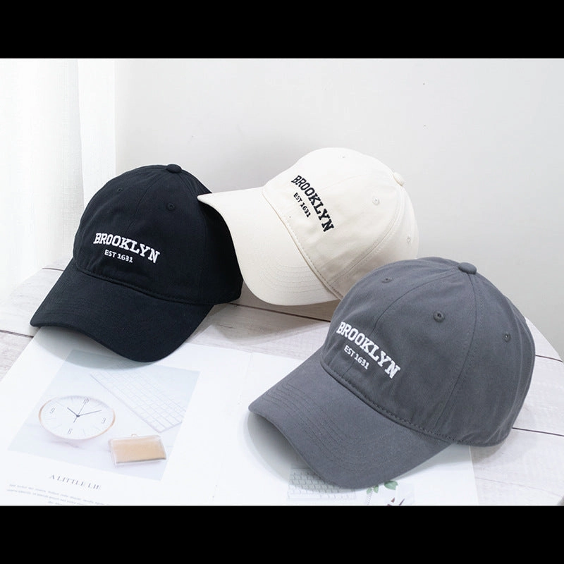 Wholesale Cotton Soft Top Vintage Embroidered Letters Baseball Cap