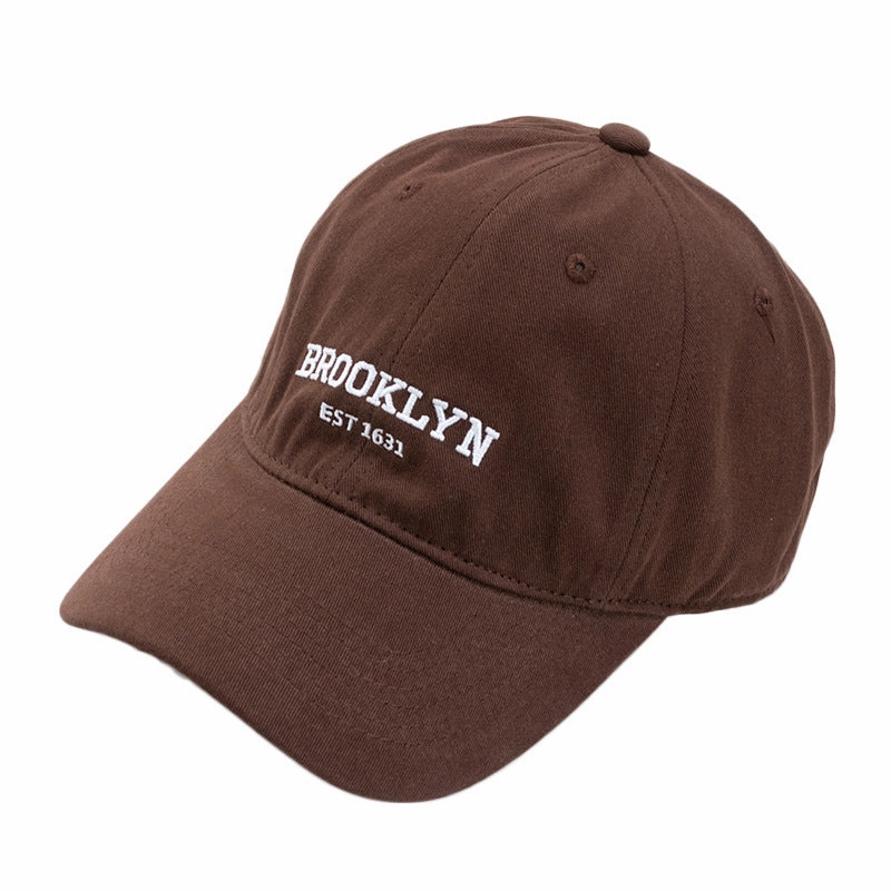 Wholesale Cotton Soft Top Vintage Embroidered Letters Baseball Cap