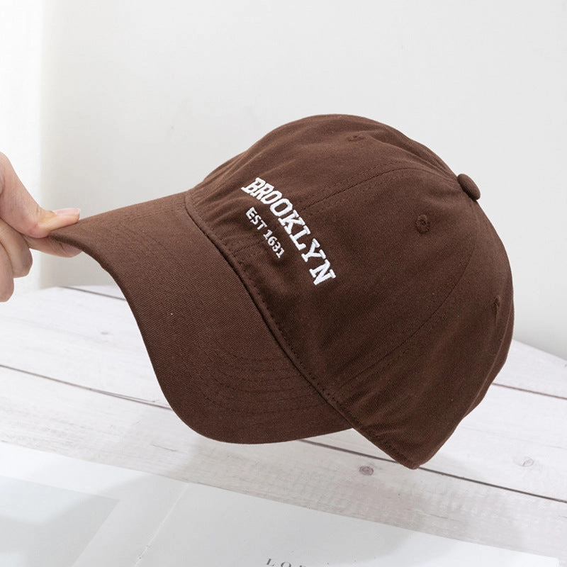 Wholesale Cotton Soft Top Vintage Embroidered Letters Baseball Cap
