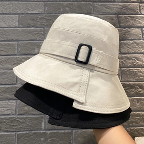 Wholesale Cotton Split Solid Color Fisherman Hat