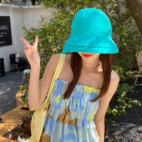 Wholesale Cotton Summer Light Candy Bucket Hat