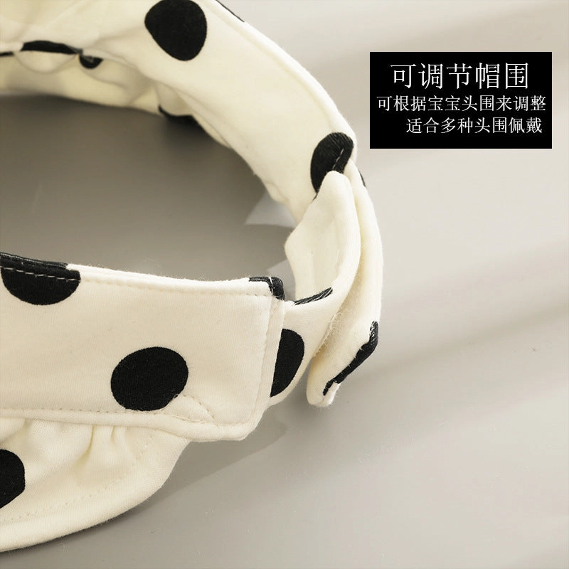 Wholesale Cotton Summer Thin Children's Large Brim Empty Top Sun Visor Hat
