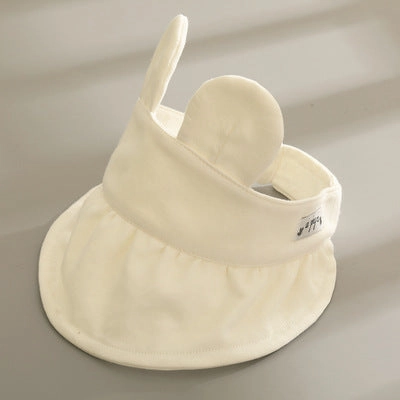 Wholesale Cotton Summer Thin Children's Large Brim Empty Top Sun Visor Hat