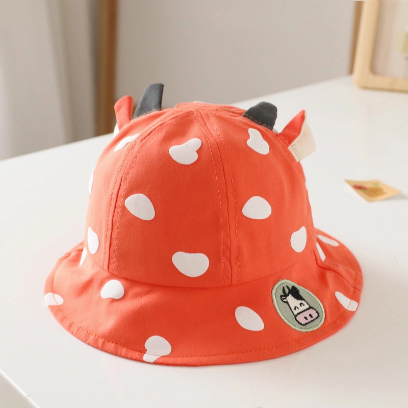 Wholesale Cotton Summer Thin Section Sunscreen Kids Bucket Hat