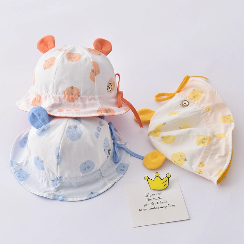 Wholesale Cotton Summer Thin Shading Children's Fisherman Hat