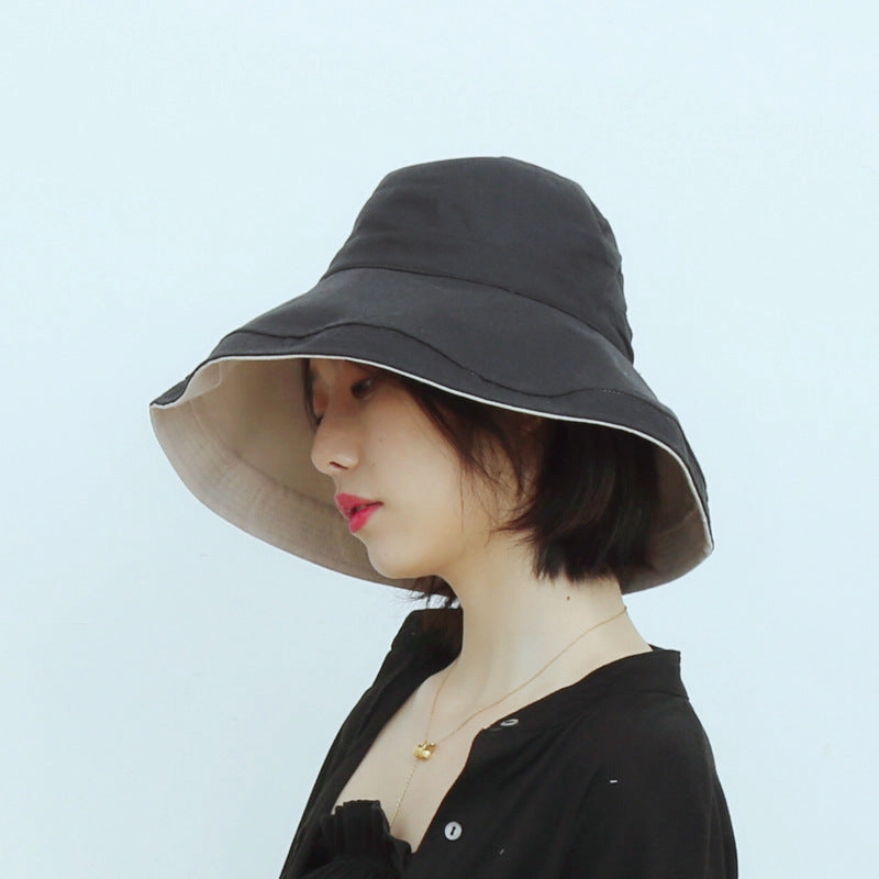 Wholesale Cotton Sunscreen Big Brim Fisherman Hat