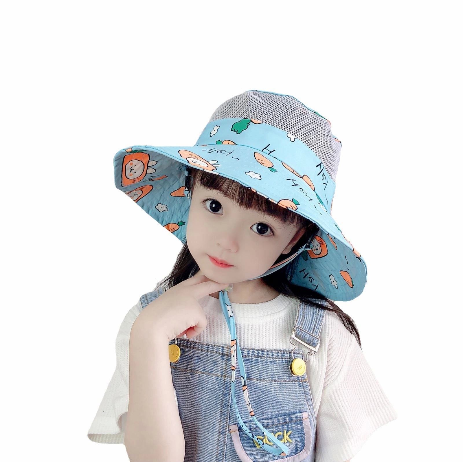 Wholesale Cotton UV Resistant Children's Fisherman Hats