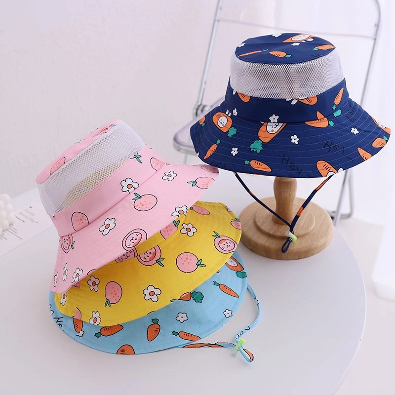 Wholesale Cotton UV Resistant Children's Fisherman Hats