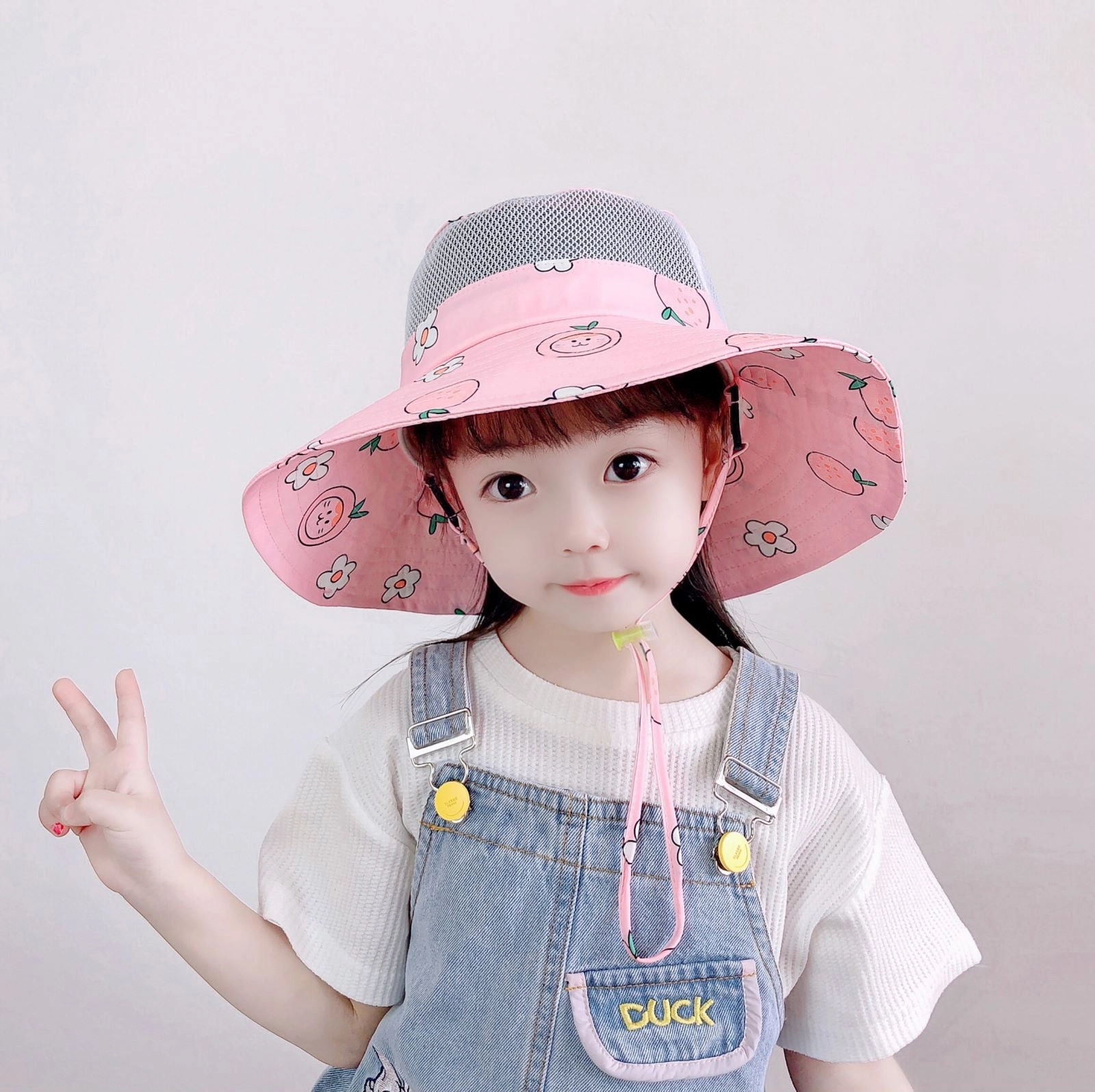 Wholesale Cotton UV Resistant Children's Fisherman Hats