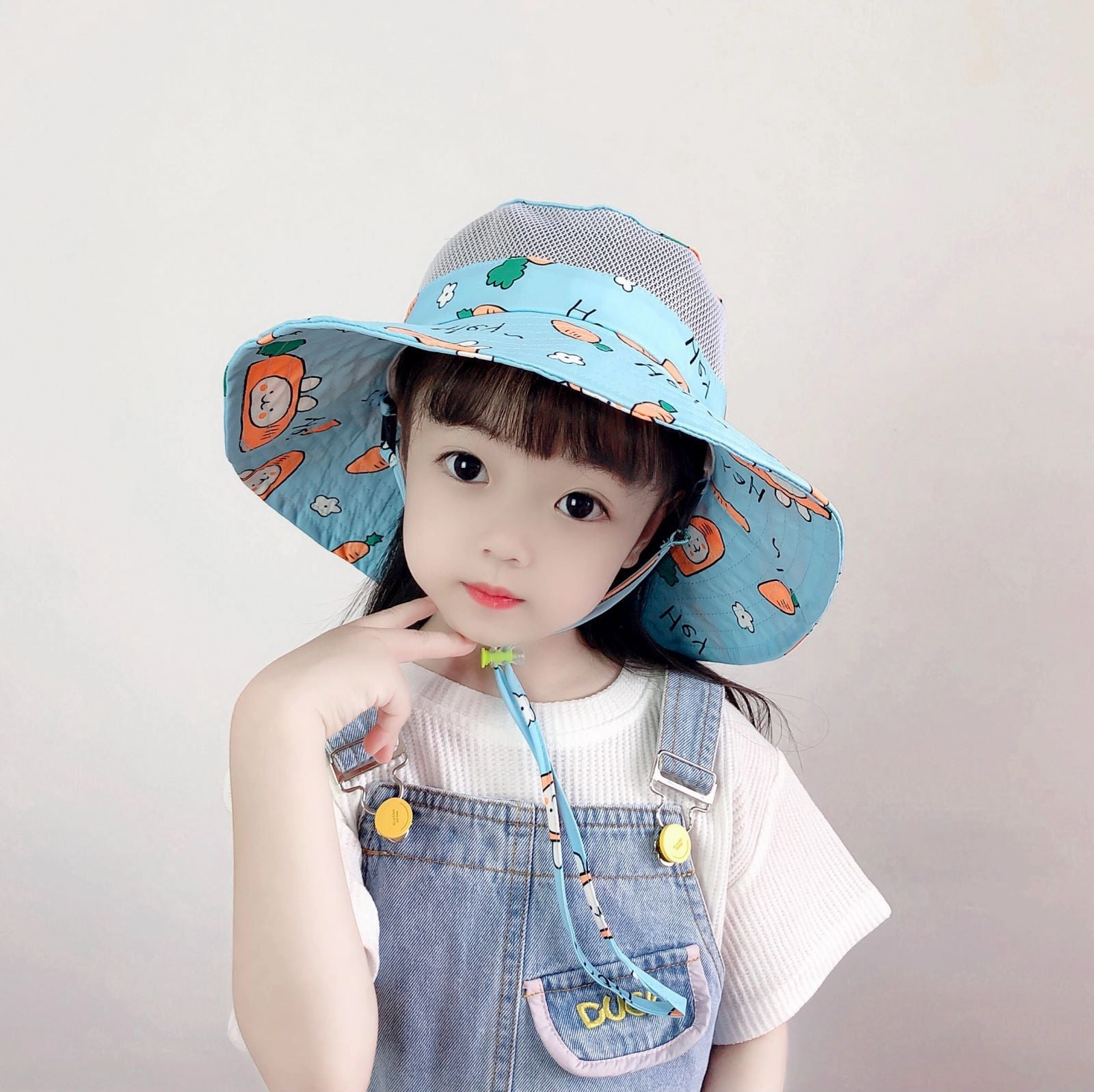 Wholesale Cotton UV Resistant Children's Fisherman Hats