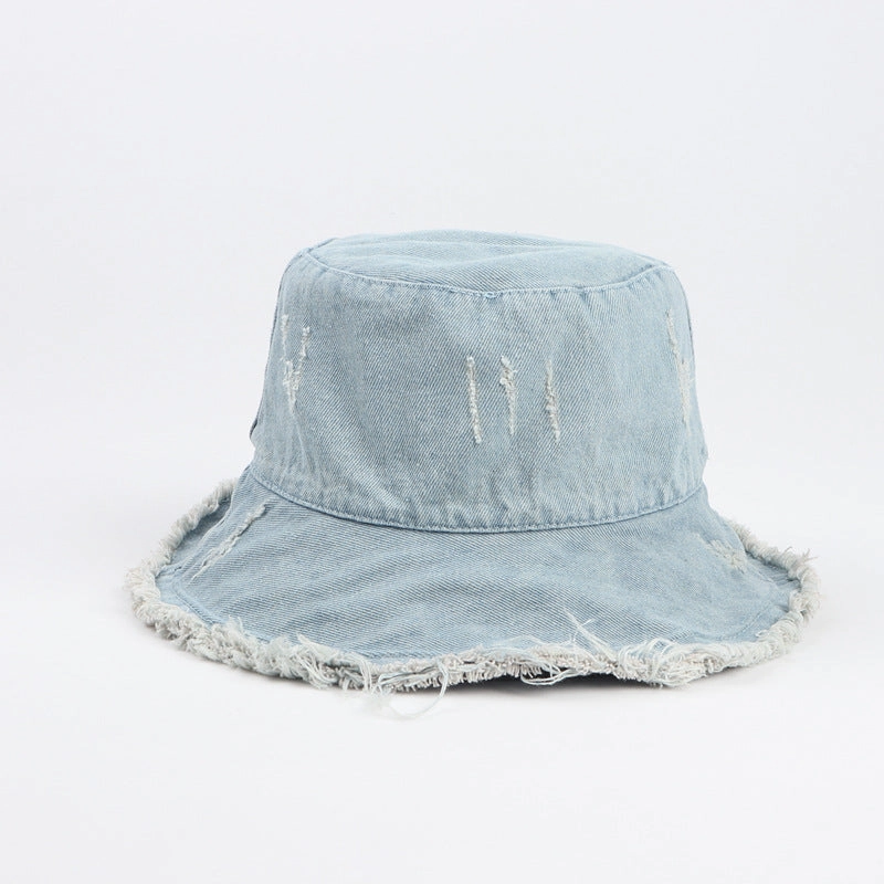 Wholesale Cotton Washed Denim Bucket Hat