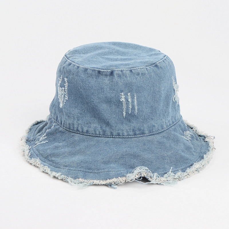 Wholesale Cotton Washed Denim Bucket Hat