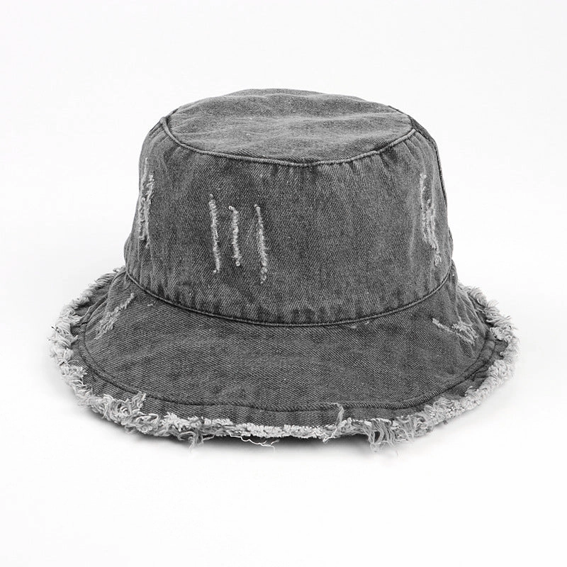 Wholesale Cotton Washed Denim Bucket Hat