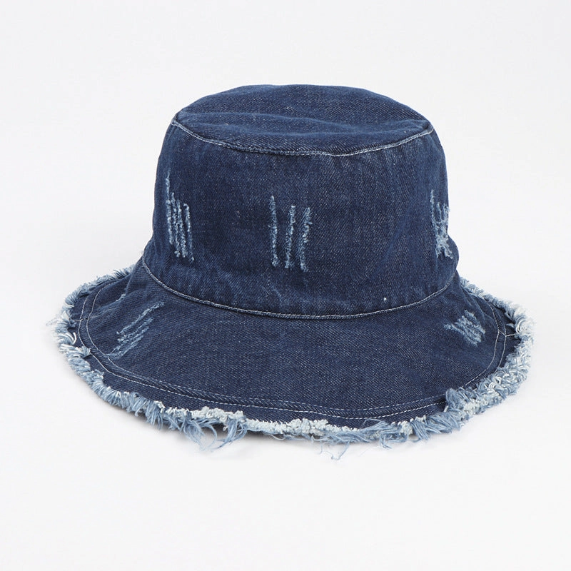 Wholesale Cotton Washed Denim Bucket Hat