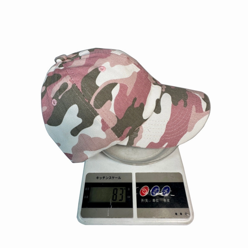 Wholesale Cotton Washed Denim Camouflage Curved Brim Baseball Cap