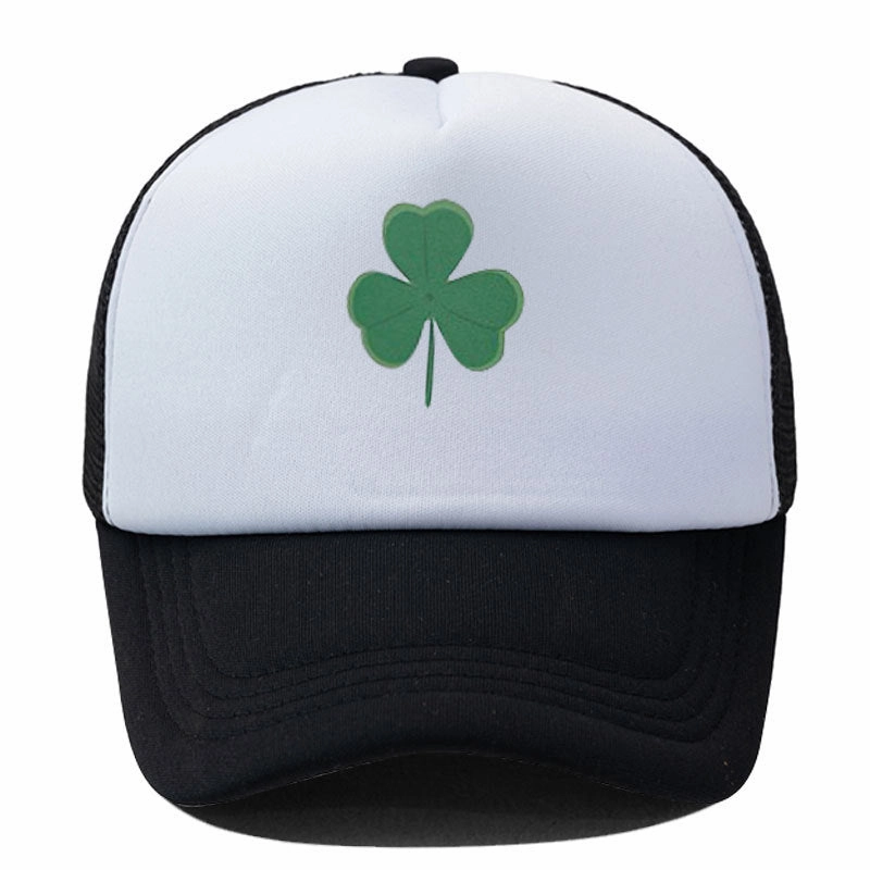 Wholesale Couples Irish Festival Clover Baseball Mesh Cap