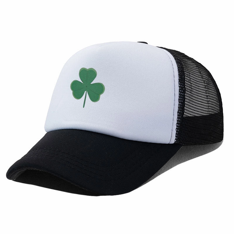 Wholesale Couples Irish Festival Clover Baseball Mesh Cap