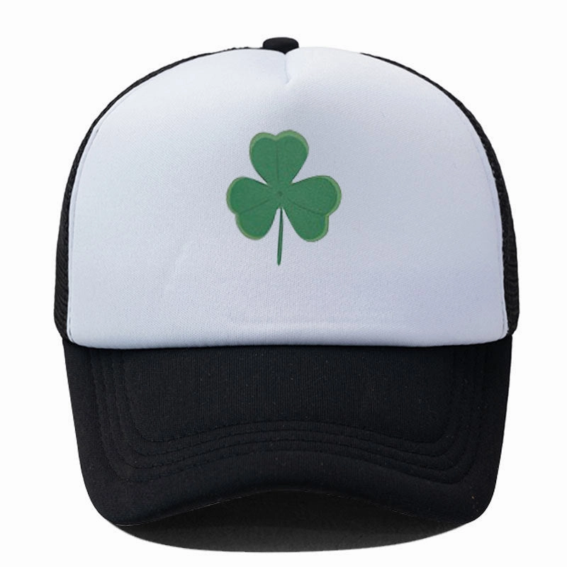 Wholesale Couples Irish Festival Clover Baseball Mesh Cap
