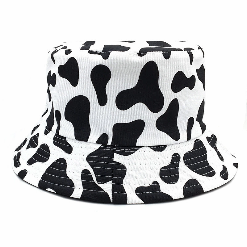 Wholesale Cow Pattern Printed Polyester Fisherman Hats