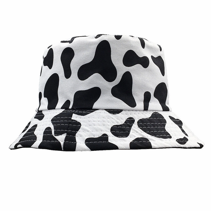 Wholesale Cow Pattern Printed Polyester Fisherman Hats