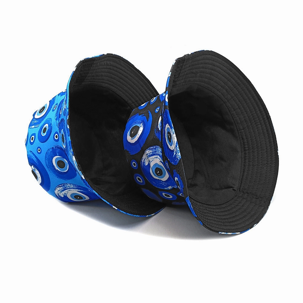 Wholesale Creative Eye Pattern All-match Sun Protection Bucket Hat