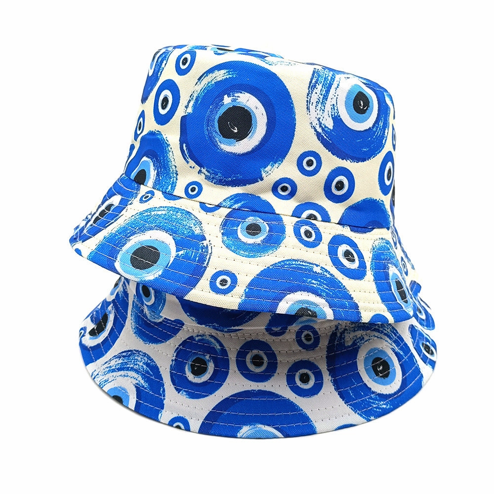 Wholesale Creative Eye Pattern All-match Sun Protection Bucket Hat