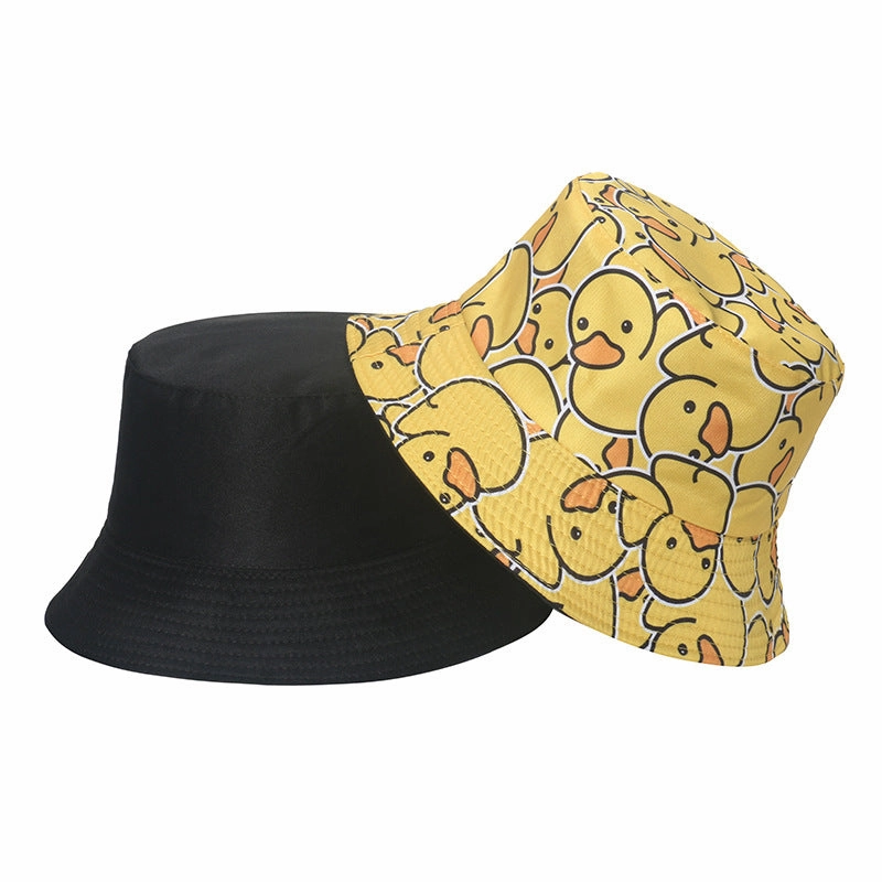 Wholesale Cute and Super Cute Cartoon Little Yellow Duck Fisherman Hat