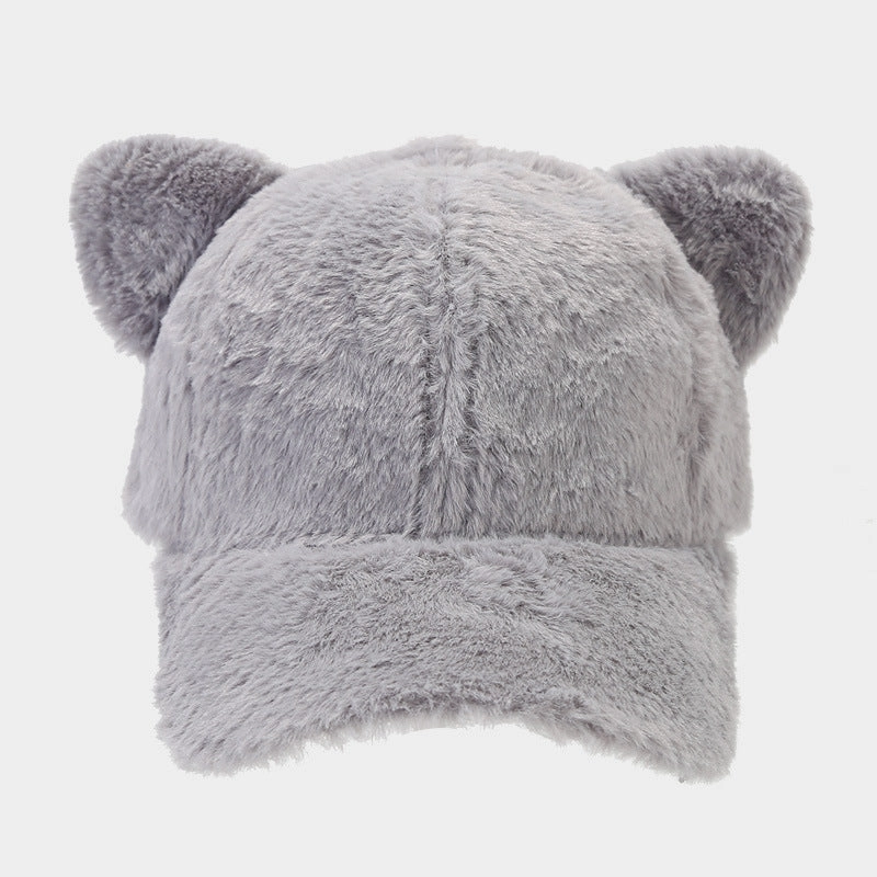 Wholesale cute cartoon light board cat ears baseball cap