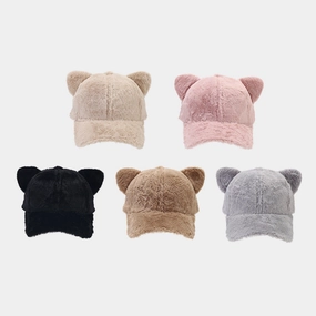 Wholesale cute cartoon light board cat ears baseball cap