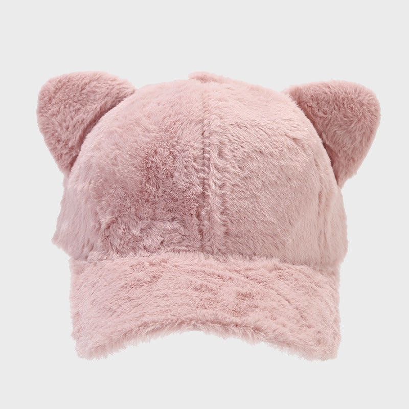 Wholesale cute cartoon light board cat ears baseball cap
