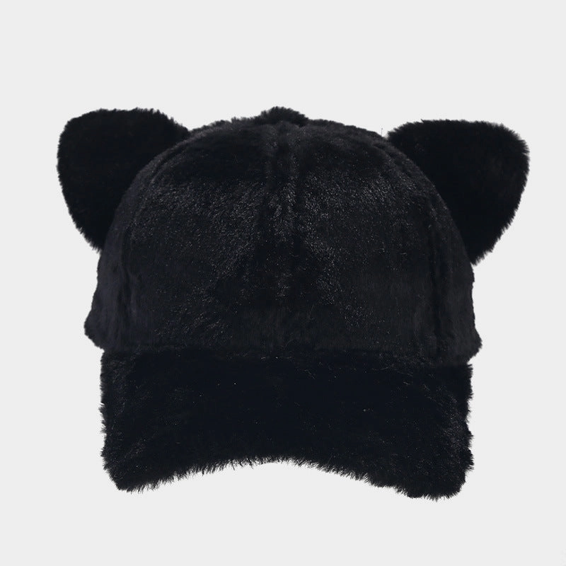 Wholesale cute cartoon light board cat ears baseball cap