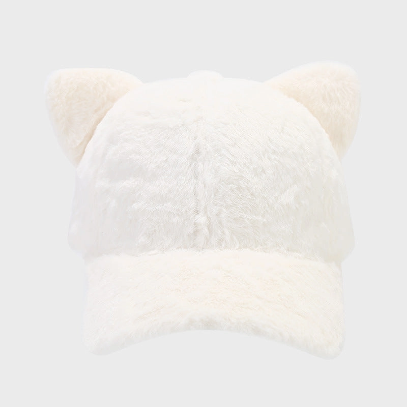 Wholesale cute cartoon light board cat ears baseball cap