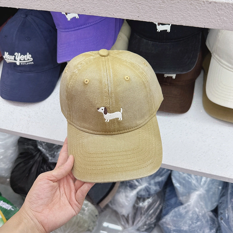 Wholesale Cute cartoon puppy baseball cap duckbill cap unisex