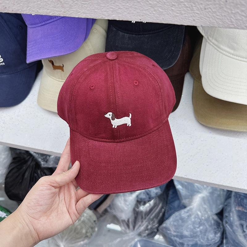 Wholesale Cute cartoon puppy baseball cap duckbill cap unisex