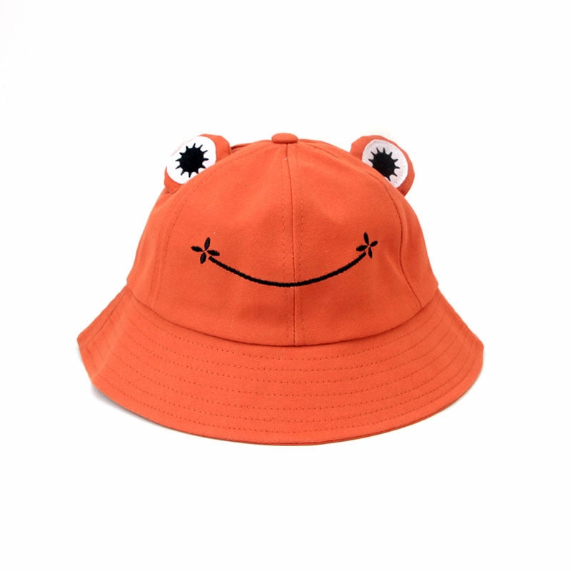 Wholesale Cute Frog Cotton Bucket Hat